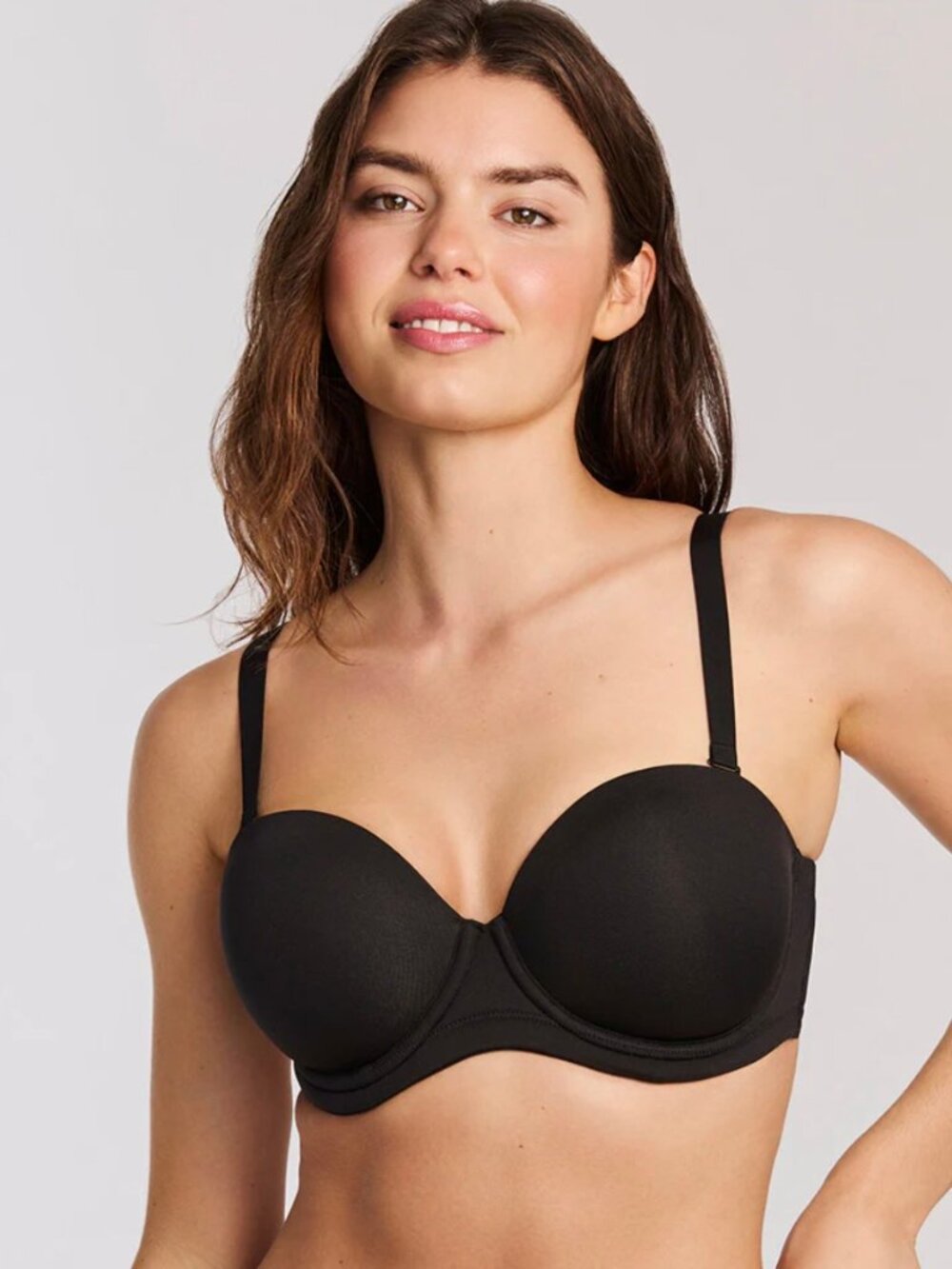 Wacoal Strapless Underwire Bra in Black - 38DD